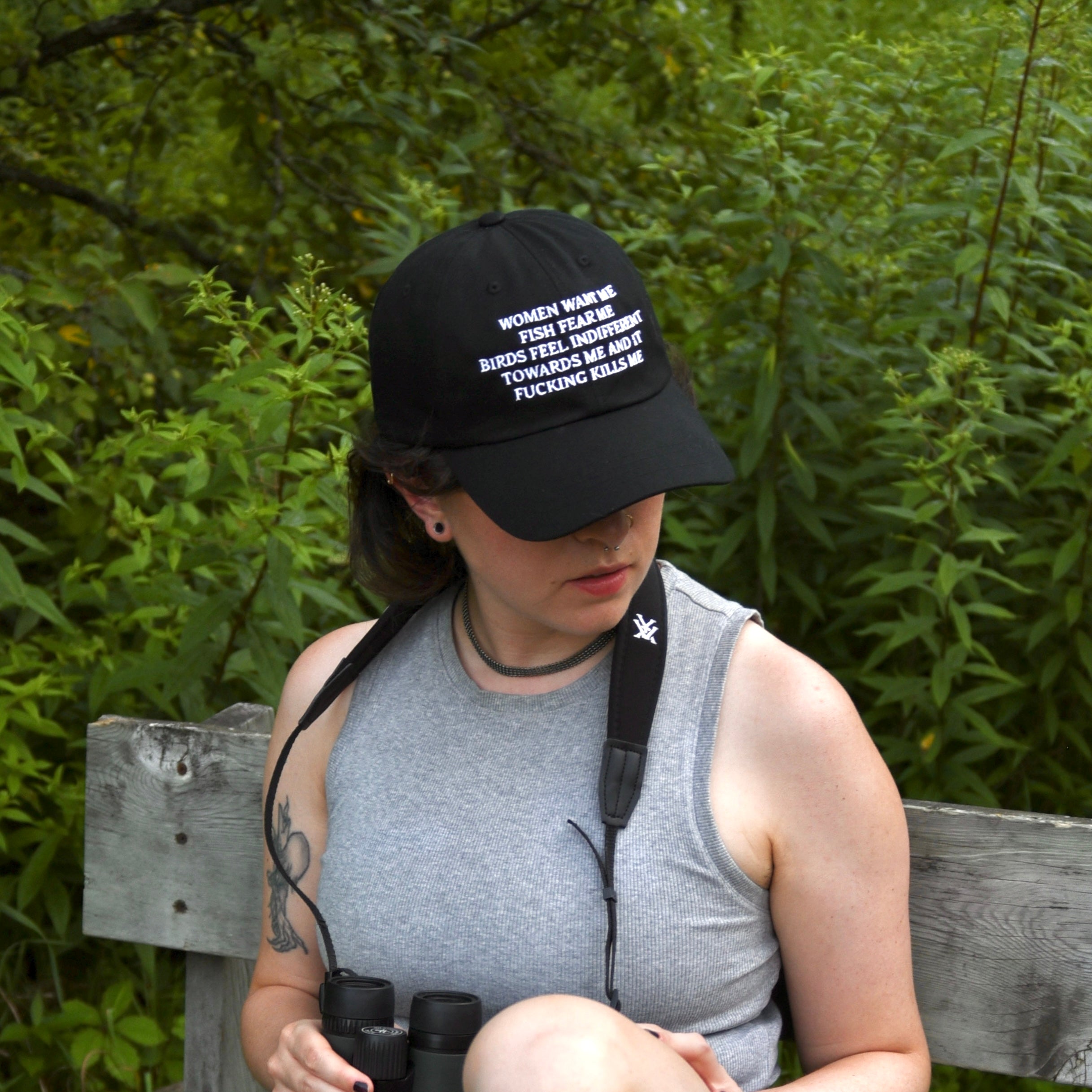 Birds Feel Indifferent Towards Me Hat - Black