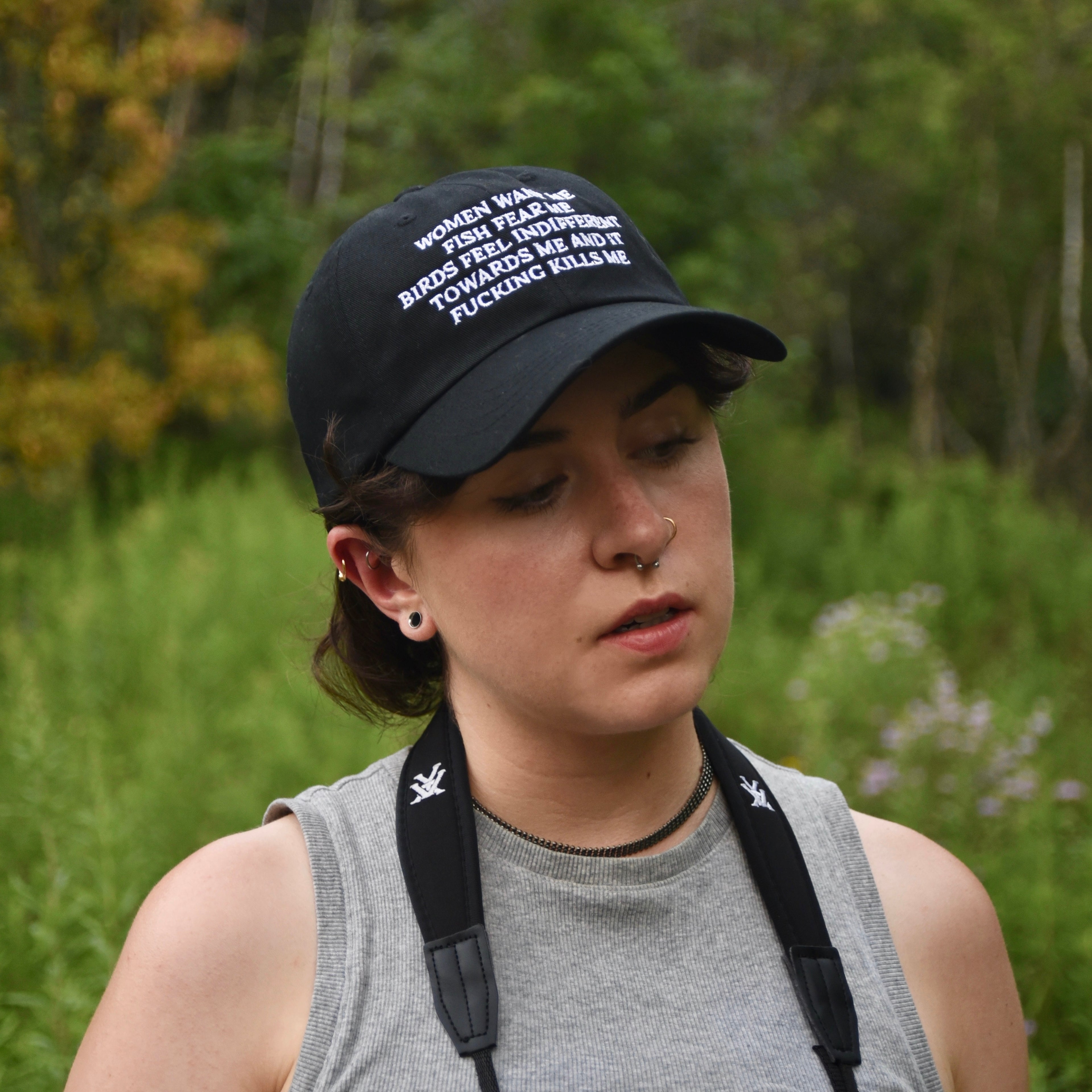 Birds Feel Indifferent Towards Me Hat - Black